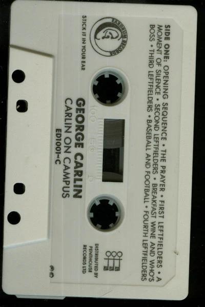 George Carlin - Carlin On Campus (Cassette) (NM or M-, VG+)