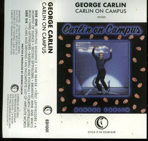 George Carlin - Carlin On Campus (Cassette) (NM or M-, VG+)