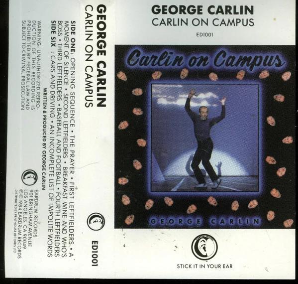 George Carlin - Carlin On Campus (Cassette) (NM or M-, VG+)