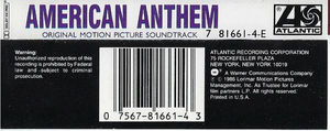 Various - American Anthem (Original Motion Picture Soundtrack) (Cassette) (VG+, VG+)