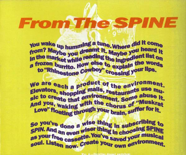 Various - Spine The Backbone Of New Music (Cassette) (VG+, VG+)