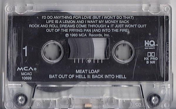 Meat Loaf - Bat Out Of Hell II: Back Into Hell (Cassette) (VG+, VG+)