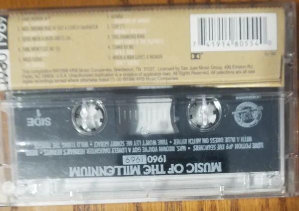 Various - Music Of The Millennium 1960 -1969 - A Decade of Hits (Cassette) (NM or M-, NM or M-)