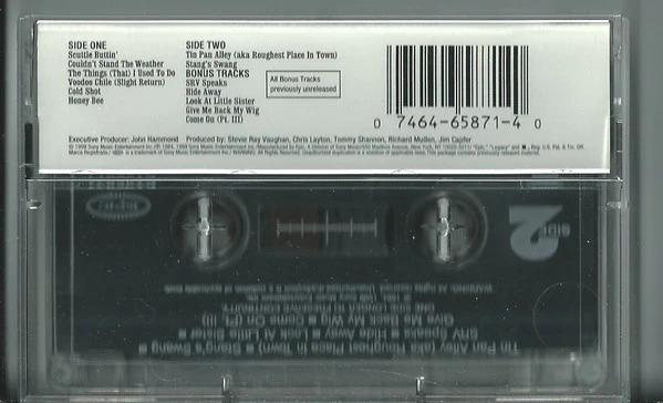 Stevie Ray Vaughan & Double Trouble - Couldn't Stand The Weather (Cassette) (NM or M-, NM or M-)