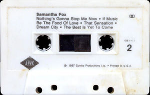 Samantha Fox - Samantha Fox (Cassette) (VG+, VG+)