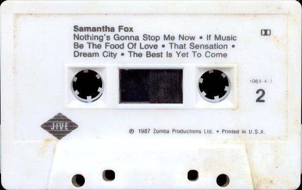Samantha Fox - Samantha Fox (Cassette) (VG+, VG+)
