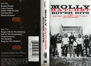 Molly Hatchet - Super Hits (Cassette) (NM or M-, VG+)