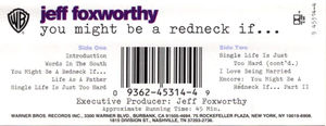 Jeff Foxworthy - You Might Be A Redneck If... (Cassette) (NM or M-, NM or M-)