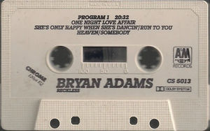 Bryan Adams - Reckless (Cassette) (VG+, VG+)