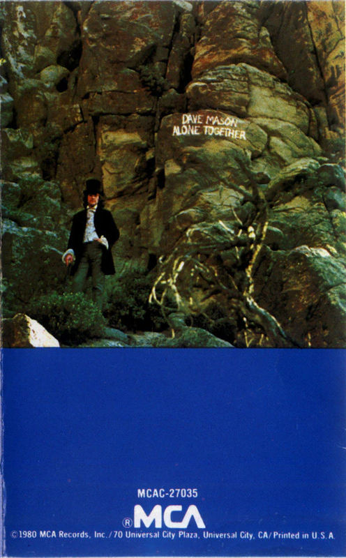 Dave Mason - Alone Together (Cassette) (NM or M-, VG+)