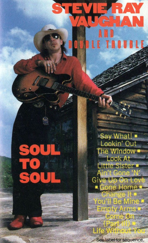 Stevie Ray Vaughan & Double Trouble - Soul To Soul (Cassette) (VG+, VG+)