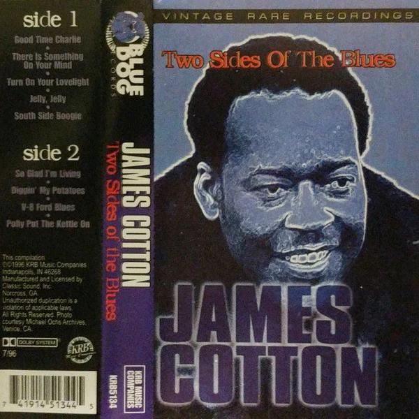 James Cotton - Two Sides Of The Blues (Cassette) (NM or M-, VG+)