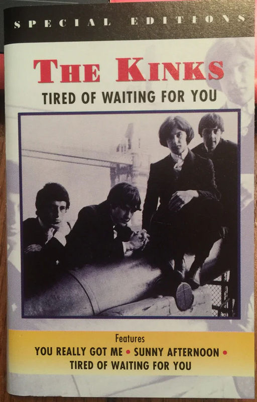 The Kinks - Tired Of Waiting For You (Cassette) (NM or M-, VG+)