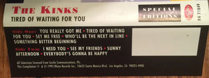 The Kinks - Tired Of Waiting For You (Cassette) (NM or M-, VG+)