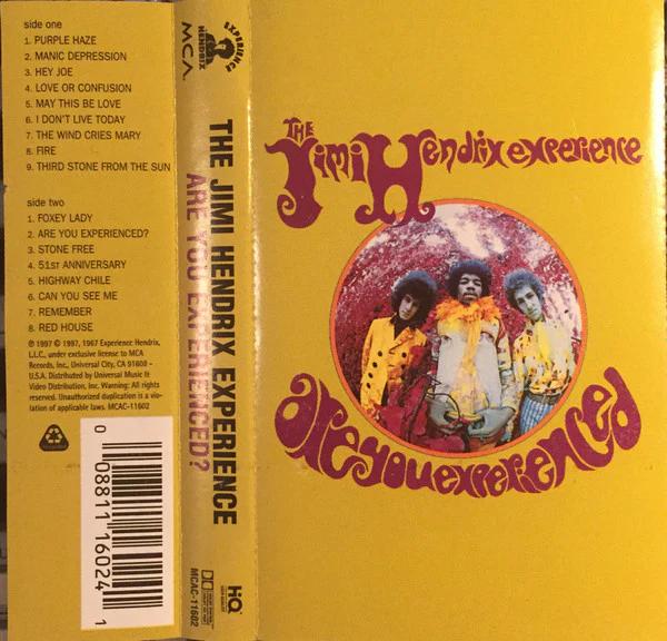 The Jimi Hendrix Experience - Are You Experienced? (Cassette) (NM or M-, VG+)
