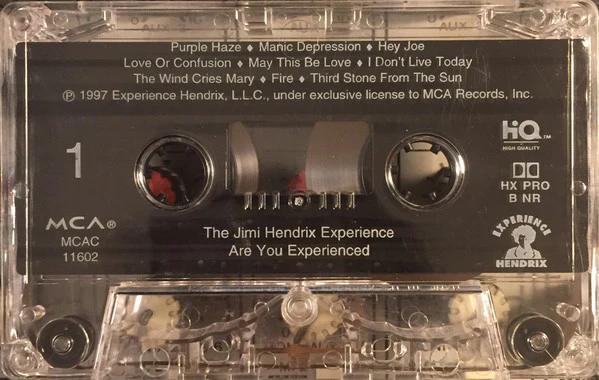 The Jimi Hendrix Experience - Are You Experienced? (Cassette) (NM or M-, VG+)