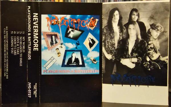 Nevermore  - Playgrounds & Battlefields  (Cassette) (VG+, VG+)