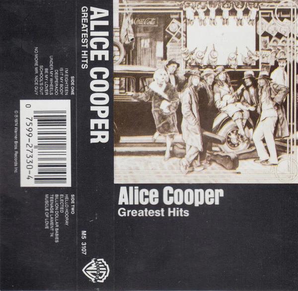 Alice Cooper - Greatest Hits (Cassette) (NM or M-, VG+)