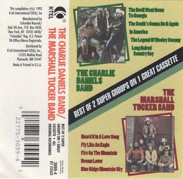 The Charlie Daniels Band, The Marshall Tucker Band - The Charlie Daniels Band / The Marshall Tucker Band (Cassette) (VG+, VG+)