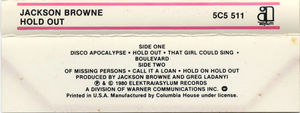 Jackson Browne - Hold Out (Cassette) (VG+, VG+)