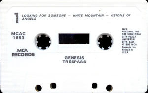 Genesis - Trespass (Cassette) (VG+, VG+)