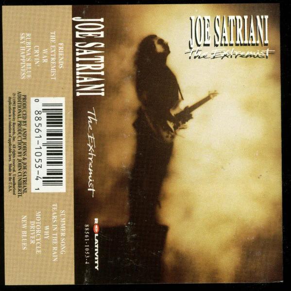 Joe Satriani - The Extremist (Cassette) (VG+, VG+)