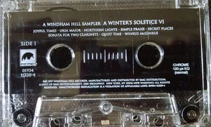 Various - A Winter's Solstice VI (A Windham Hill Sampler) (Cassette) (NM or M-, VG+)