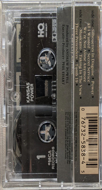 Kansas  - Power (Cassette) (VG+, VG+)