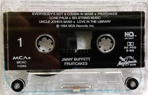 Jimmy Buffett - Fruitcakes (Cassette) (VG+, VG+)