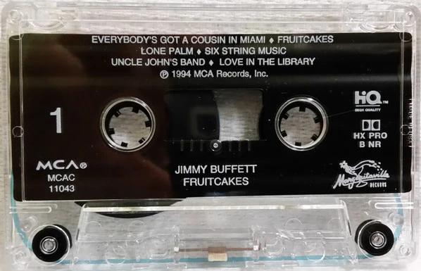Jimmy Buffett - Fruitcakes (Cassette) (VG+, VG+)