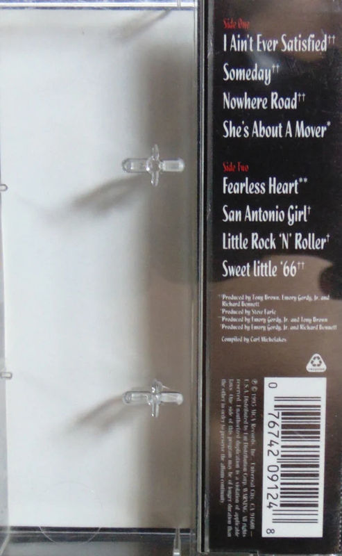 Steve Earle & The Dukes - Fearless Heart (Cassette) (NM or M-, NM or M-)