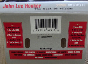 John Lee Hooker - The Best Of Friends (Cassette) (NM or M-, VG+)