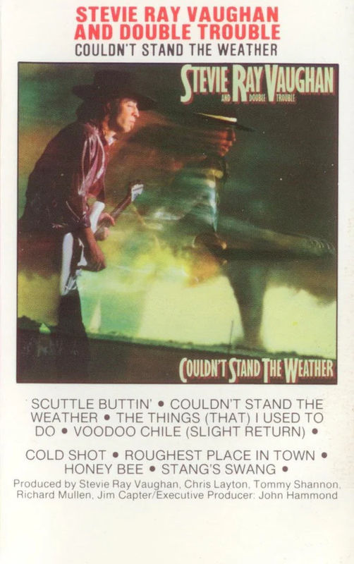 Stevie Ray Vaughan & Double Trouble - Couldn't Stand The Weather (Cassette) (NM or M-, NM or M-)