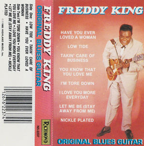 Freddie King - Original Blues Guitar (Cassette) (NM or M-, VG+)