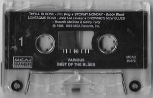 Various - Best Of The Blues (Cassette) (NM or M-, VG+)