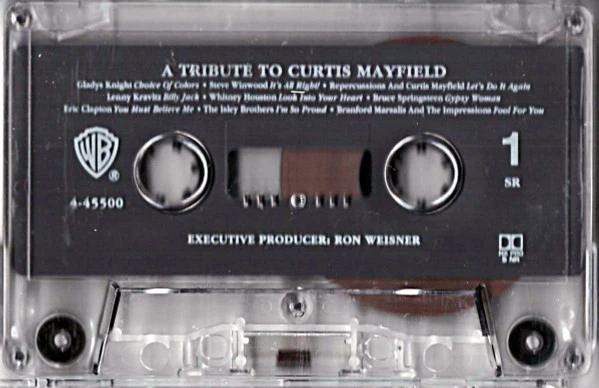 Various - A Tribute To Curtis Mayfield (Cassette) (VG+, VG+)