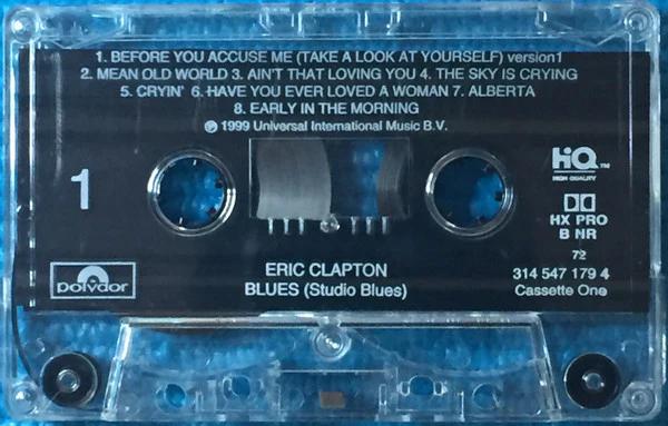 Eric Clapton - Blues (Cassette) (NM or M-, VG+)