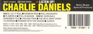 The Charlie Daniels Band - Listen-Up! (Cassette) (NM or M-, NM or M-)
