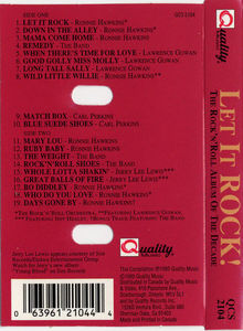 Ronnie Hawkins, Jerry Lee Lewis, Carl Perkins, The Band, Lawrence Gowan & Jeff Healey - Let It Rock! The Rock'N'Roll Album Of The Decade (Cassette) (NM or M-, VG+)
