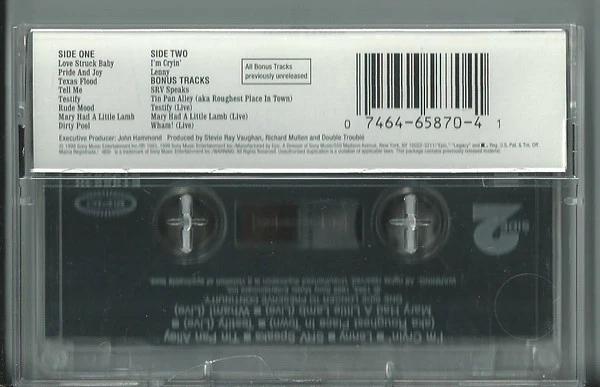 Stevie Ray Vaughan & Double Trouble - Texas Flood (Cassette) (NM or M-, NM or M-)