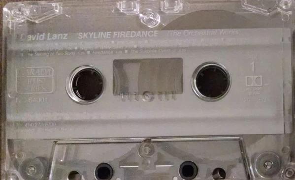 David Lanz - Skyline Firedance (Cassette) (NM or M-, VG+)