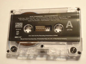 Pete Townshend - Psychoderelict (Cassette) (NM or M-, VG+)