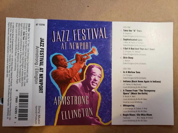 Louis Armstrong And His All-Stars, Duke Ellington And His Orchestra - Jazz Festival (Cassette) (VG+, VG+)