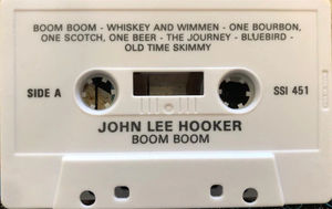 John Lee Hooker - Boom Boom (Cassette) (NM or M-, VG+)