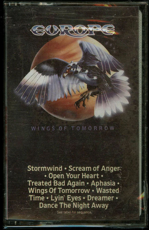 Europe  - Wings Of Tomorrow (Cassette) (VG+, VG+)