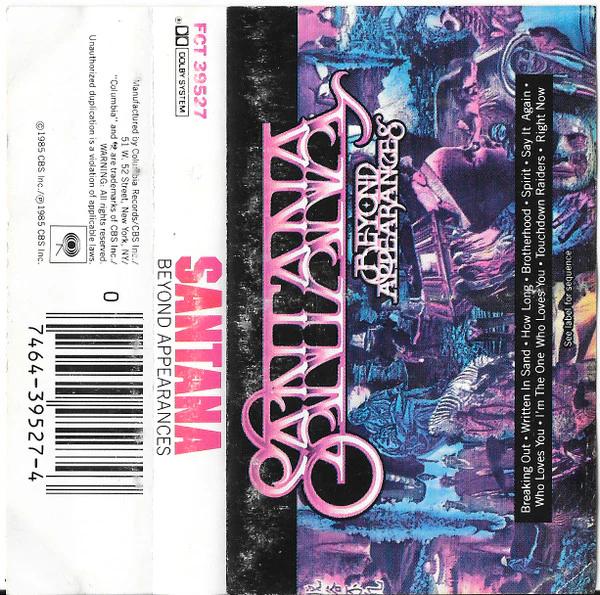 Santana - Beyond Appearances (Cassette) (VG+, VG+)