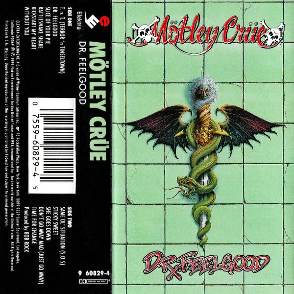 Mötley Crüe - Dr. Feelgood (Cassette) (NM or M-, VG+)