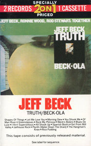 Jeff Beck - Truth / Beck-Ola (Cassette) (NM or M-, VG+)