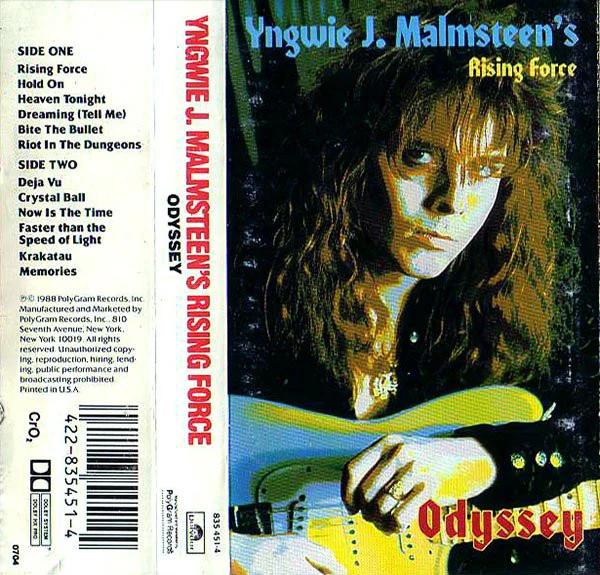 Yngwie J. Malmsteen's Rising Force - Odyssey (Cassette) (VG+, VG+)