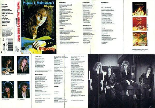 Yngwie J. Malmsteen's Rising Force - Odyssey (Cassette) (VG+, VG+)